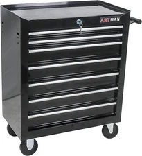 7 Drawers Tool Cart on Wheels,Multifunctional Rolling Tool Chest Tool Storage