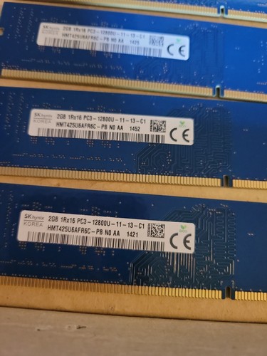 SK Hynix 8GB (4x2GB) 1Rx16 PC3-12800U Desktop RAM Memory Dell HP Lenovo - Picture 2 of 4