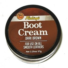 Fiebing's Professional Leather Boot Cream Polish -Dark Brown 2.25 oz |57g|