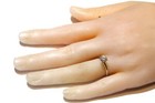 GIA certified I1 F 14k white gold 1.03ct diamond solitaire engagement ring 2.5g  — photo 9