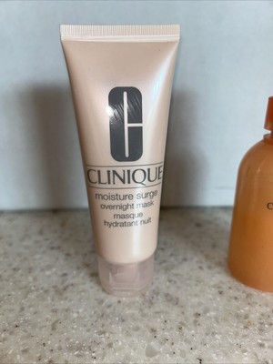 Clinique Moisture Surge Overnight Mask 3.4 oz New Plus Bonus 1/2 Hydrating Mist