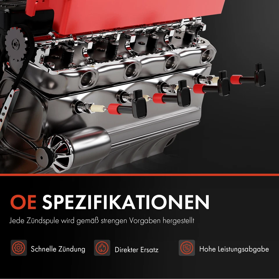 4x Bobina de encendido 2 polos Alfa Romeo 145 930 146 155 167 156 932 145 930 155 167 - Imagen 3 de 4