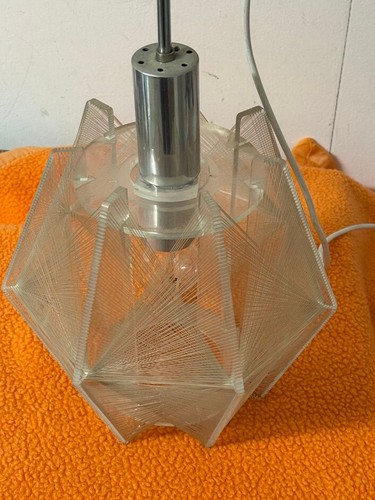 70er Nylon Plexiglas Fadenlampe Paul Secon - Bild 3 von 7