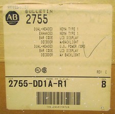 ALLEN BRADLEY 2755 DD1A R1 Dual Head Enhanced Bar Code Decoder