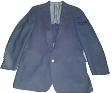 CHAPS Ralph Lauren Navy Blue Sports Coat Men's Size 44 READ DESCRIPTION 