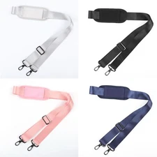 Shoulder Strap Adjustable Wide Soft Padded w Metal Hook for Laptop Travel Bag