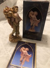 FONTANINI 1987 SETH BOY WITH FRUIT BASKET 145 DEPOSE ITALY NATIVITY FIGURE.