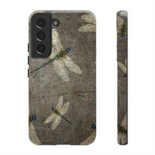 Dragonfly Print Tough Case for Samsung Galaxy S21 and S22 Phone