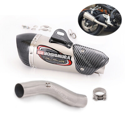 Slip for Suzuki GSXR600 GSXR750 2008-2010 Modified Exhaust Tips Replace Muffler