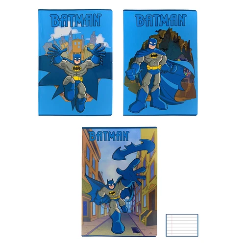 Cahier Paquet De 10 Pièces Maxi Grand Cahier A4 DC COMICS BATMAN Lignage C 3375