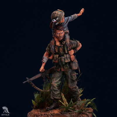 Figurines En patrouille - guerre du Vietnam 1/35