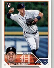 2023 Topps Ryan Kreidler Rookie #356 RC Detroit Tigers