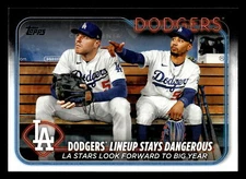Freddie Freeman Mookie Betts Stays Dangerous 2024 Topps #401 Los Angeles Dodgers
