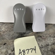 c e ll a Set (2) 2-in-1 Bag Sealers& Cutters White Graphite K67377 Cella