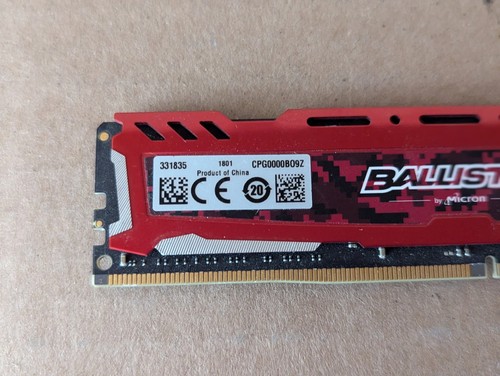 CRUCIAL BALLISTIX SPORT BLS8G4D240FSE 8GB DDR4 2400 16-16-16-39 1.2V A3-9(20) - Afbeelding 3 van 6