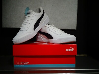 PUMA CARACAL WHITE / BLACK MEN SNEAKERS SHOES 8.5 ATHLETIC GV-SPECIAL 369863-03