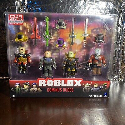 Roblox Dominus Dudes Four Figure Pack [Includes Exclusive Virtual