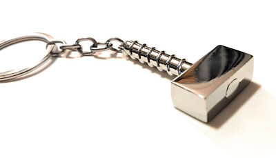 cool Marvel Comics THOR Hammer Mjolnir Avengers Ragnarok Metal Key chain cosplay