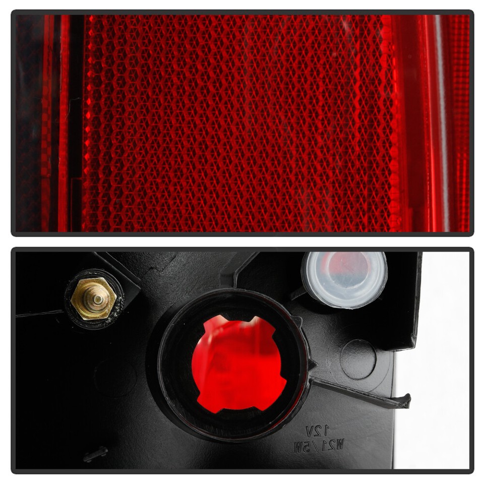 Red Lens Black Bezel Tail Light For 20182020 Toyota Lamp