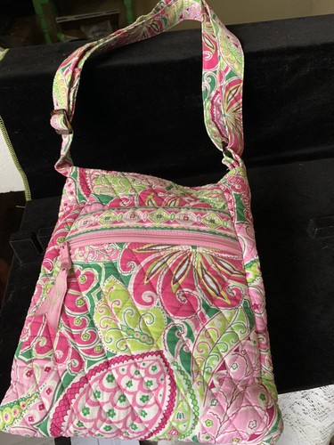 Vera Bradley Pinwheel Pink Hipster Crossbody Purse Tote Bag - Bild 5 von 11