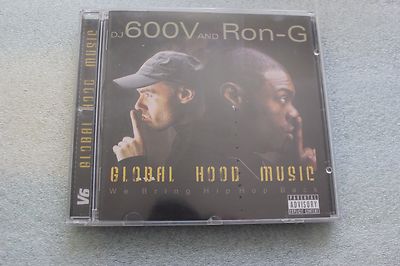 DJ 600V and Ron-G - Global Hood Music CD NEU SEALED