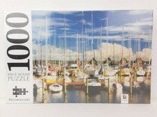 NEW MindBogglers 1000 Piece Puzzle MARINA Boats Ocean FAST SHIP Stress Relief