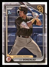 J.D. Gonzalez 2024 Bowman #BP-111 Prospects San Diego Padres