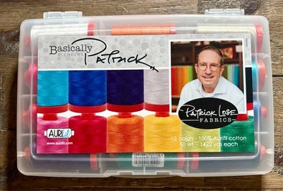 NEW Aurifil Basically Patrick Lose Thread Collection 50wt 12 Large Spools Sealed