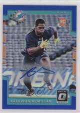 2017 Donruss Optic Rookies Blue Auto 74/75 Raekwon McMillan #131 Auto 0kz8