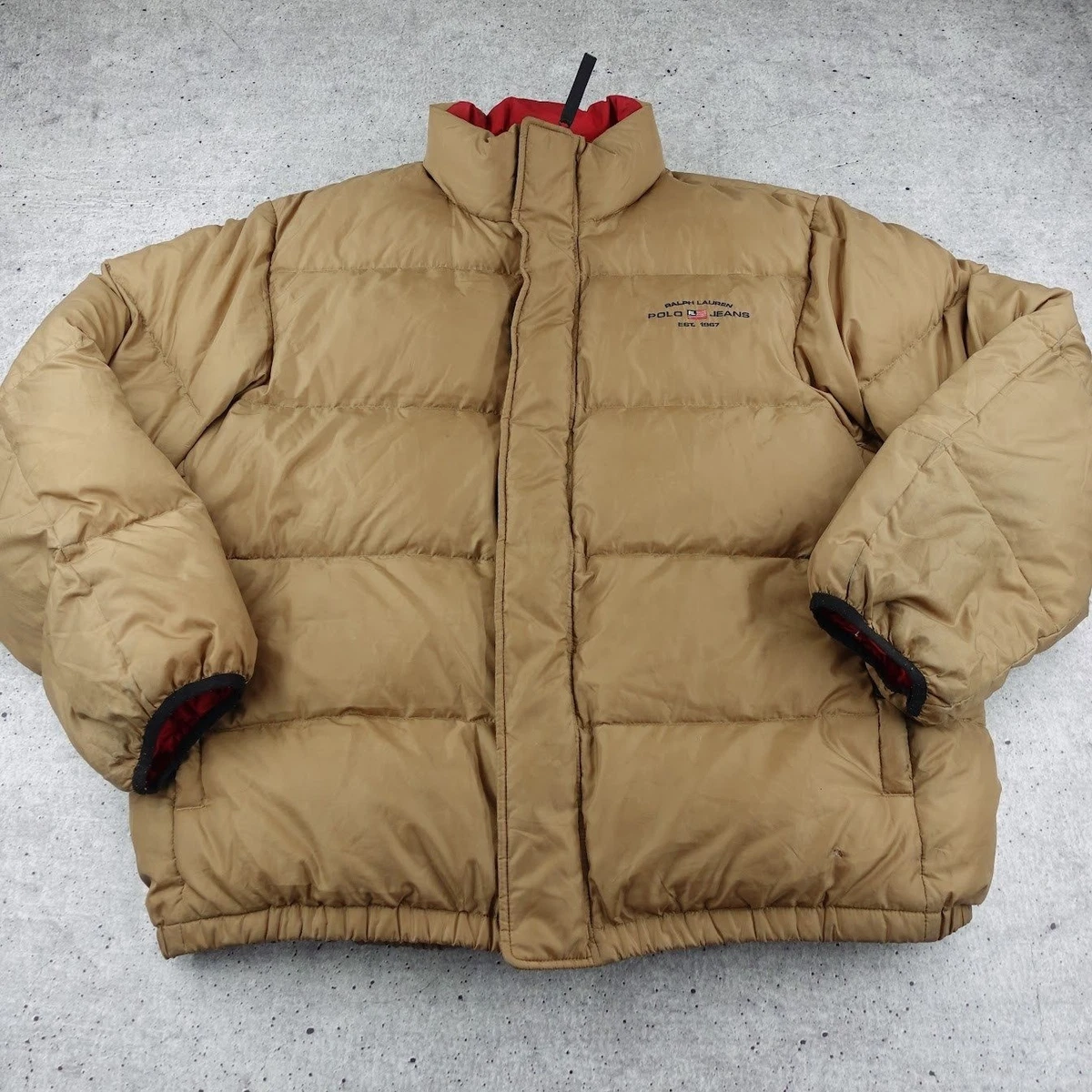 vintage ralph lauren down jacket products for sale | eBay