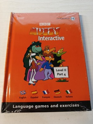 Muzzy BBC Interaktiver Sprachkurs Level II Teil 4 - DVD Buch Region 2 Neu