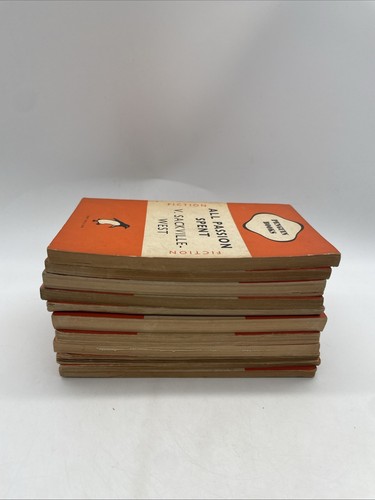 11 PENGUIN Fiction Vintage Orange Stripe Books Paperback Joblot Bundle 40’s&50´s - Picture 6 of 24