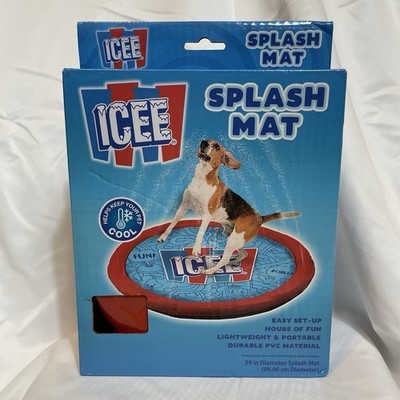 Icee Cooling Splash Mat For Pets Puncture Resistant-Wipes Clean-Portable
