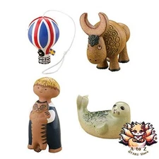 NEW Capsule Q Museum Lisa Larson Miniature Fabrica Vol.3 [Assorted 4-piece set