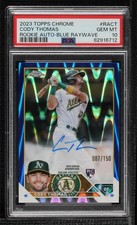 2023 Chrome Rookie Blue RayWave Refractor Cody Thomas PSA 10 GEM MT Auto 0i76
