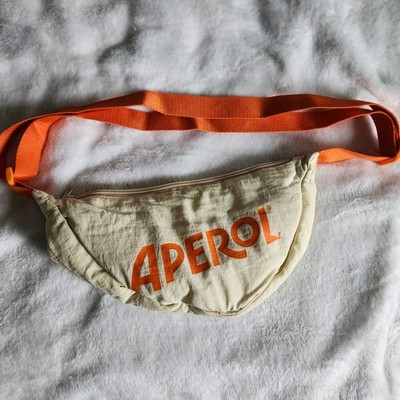Aperol Spritz Over the Shoulder Fanny Pack New 13x7'' Orange Cream