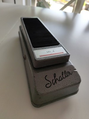 Schaller F 121 Fußvolumenpedal Fußvolumensteuerung, 70er Jahre, Effektpedal
