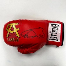 Saul Canelo Alvarez signed Custom Hand Painted Everlast Boxing Glove auto ~ PSA