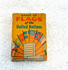 1950s VTG Russell Card Game of Flags of the United Nations Geography
