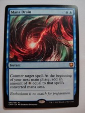 MTG English Mana Drain NM Normal Commander Legends