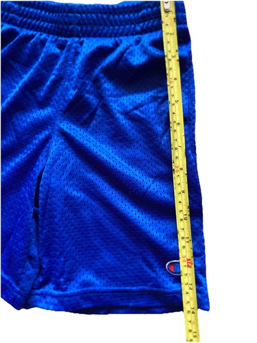 Champion Athletic Blue Elastic Pockets Basketball Jersey Shorts Kids Size S 5/6 - Picture 7 of 14
