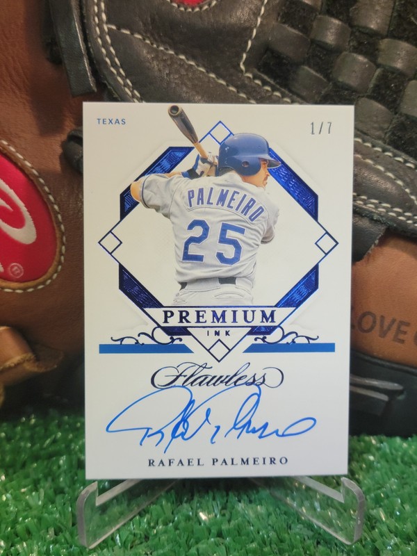 2021 Flawless Baseball Rafael Palmeiro Premium Ink Auto /7 SSP