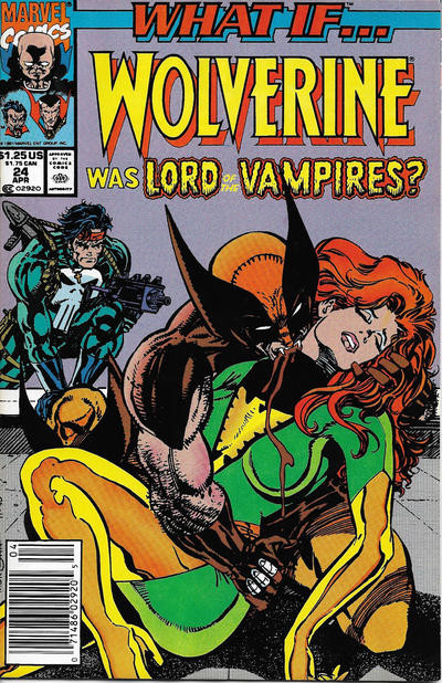 Wolverine is a Vampire in What If Vol 2 #24 FN Newsstand Marvel Comics