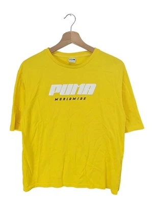 PUMA T-shirt imprimé Dames Haut T EU 36 jaune primevère style décontracté - Photo 1/4