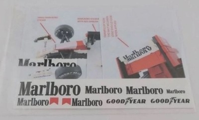 Alternative Sticker Pack Lego McLaren MP4/4 Senna model 10330