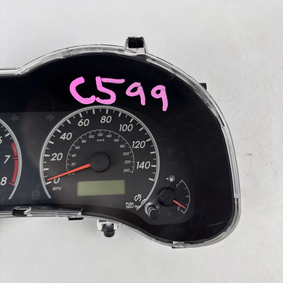 Toyota Corolla 2009 2010 mph cuadro de instrumentos velocímetro 83800-12N40 OEM Foto 4 de 4