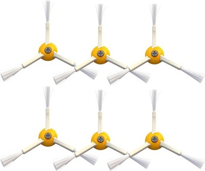 6 Pack Yellow Side Brushes Replacement Edge Sweeping Brushes Accessories