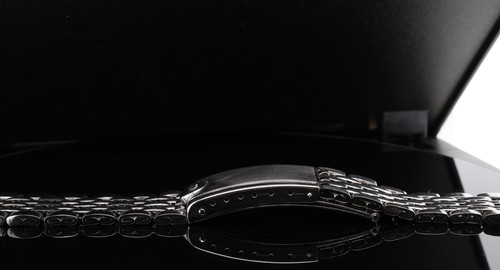 Rare 1965 Vintage IWC Ingenieur 666 Gay Freres 18mm Rice Link Steel Bracelet - Picture 7 of 7