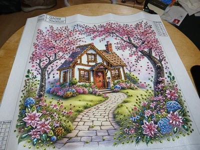 Diamond painting * Fertiges Bild *  Landschaft* 30 X 30 - Bild 1 von 4