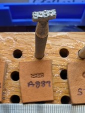 #A889 BACKGROUNDER LEATHER TOOLING STAMP